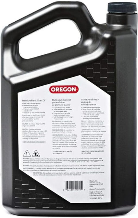 Oregon 54-059 Bar and Chain Oil, 1 gal, Pack of 4