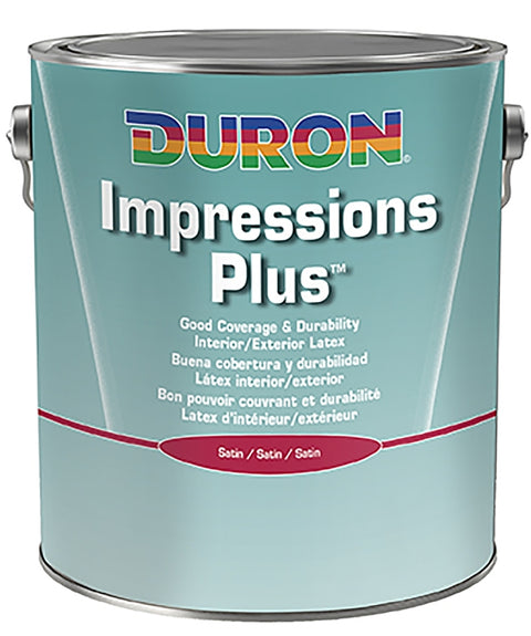 Duron DU20W1051-16 Paint, Satin, White, 1 gal, 350 to 400 sq-ft/gal Coverage Area