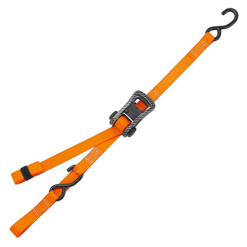 SmartStrap 249 Tie-Down, 1-1/4 in W, 14 ft L, Steel, Orange, 1000 lb