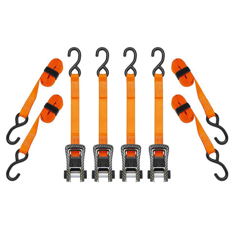 SmartStrap 249 Tie-Down, 1-1/4 in W, 14 ft L, Steel, Orange, 1000 lb