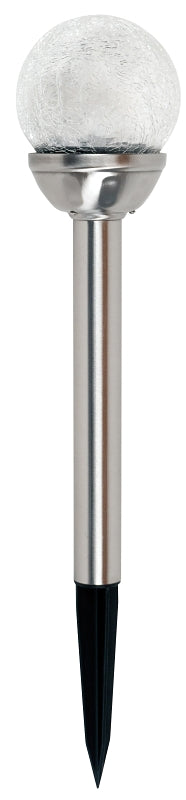 Boston Harbor 26200 Light Stake, Ni-Mh Battery, 1-Lamp, LED Lamp, Stainless Steel Glass Fixture, Battery Included: Yes, Pack of 16