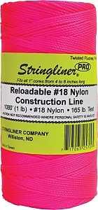 Stringliner Pro Series 35709 Construction Line, #18 Dia, 1080 ft L, 16 ...