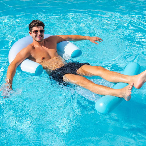 PoolCandy PC1670OM1 Deluxe Mesh Sun Chair, Blue Ombre