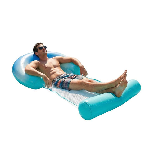 PoolCandy PC1670OM1 Deluxe Mesh Sun Chair, Blue Ombre