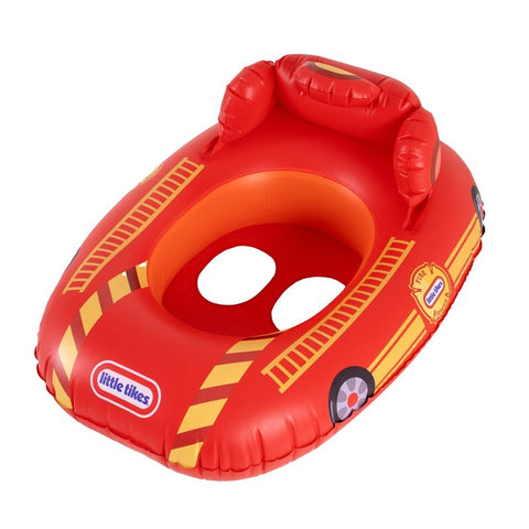 PoolCandy Little Tikes Series LT2722FT Toddler Ride-On Pool Float, Fire Truck, PVC, Red