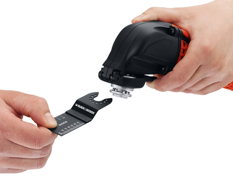 Black+Decker BD200MTB Oscillating Multi-Tool, 2 A, 10,000 to 20,000 rpm Speed