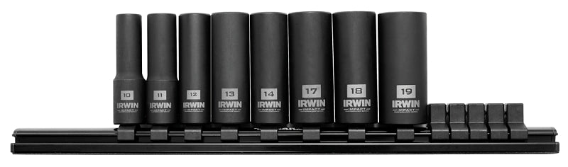 Irwin 1882413 Socket Rail Set, Molybdenum Steel, Black Oxide, Specific ...