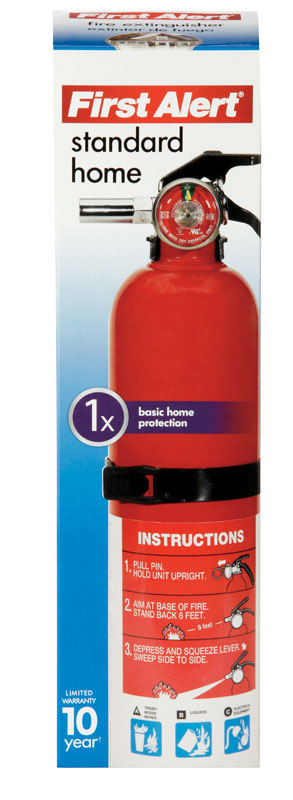 First Alert Standard 2-1/2 lb. US Coast Guard, OSHA For Household Fire Extinguisher