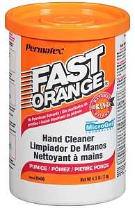 Fast Orange 35406 Hand Cleaner, Paste, White, Orange, 4.5 lb, Tub