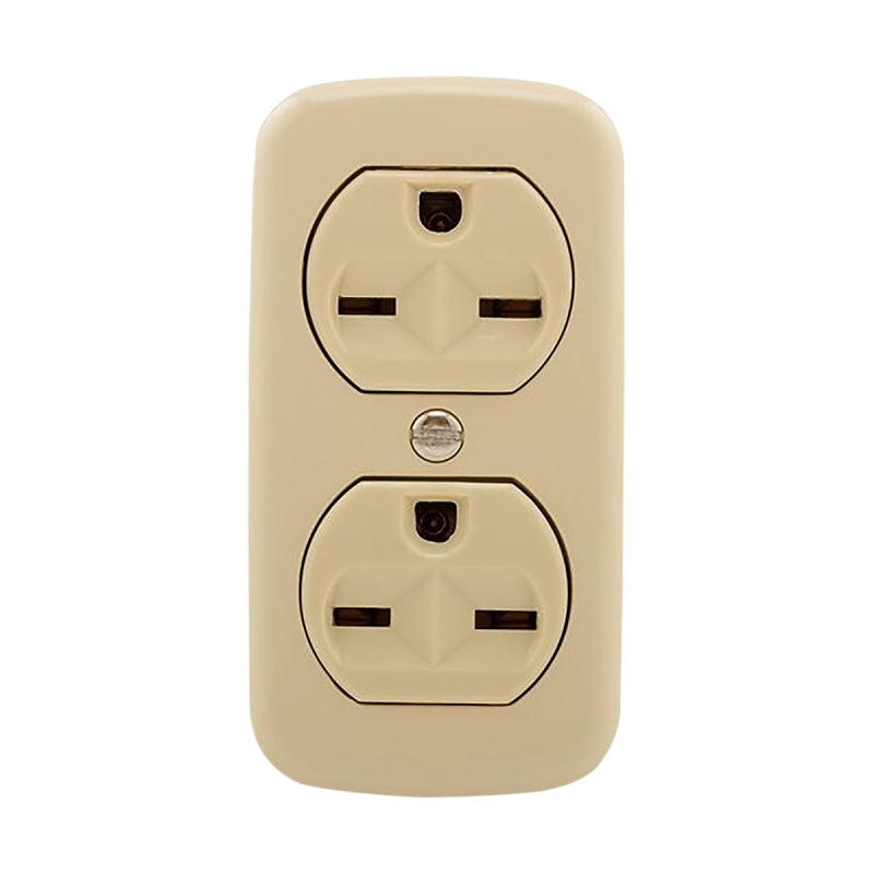 Eaton 74V-BOX Straight Blade Duplex Receptacle, 2-Pole, 15 A, 250 VAC ...