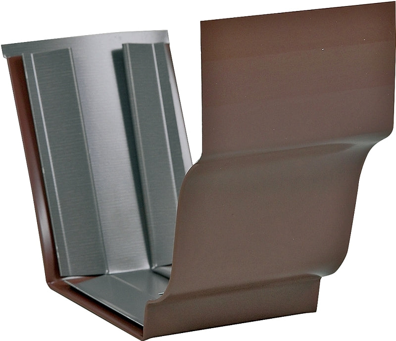 Amerimax 2520919 Gutter Connector, Aluminum, Brown – Shell Lumber and ...