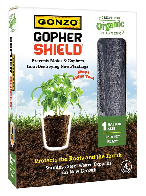 Gonzo 5007 Gopher Shield, Flat, 12 in L, Pack of 6