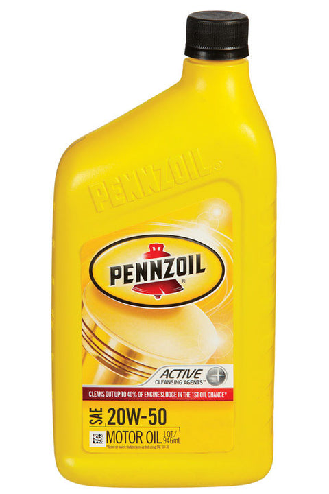 Pennzoil SAE 20W50 Motor Oil 1 qt.