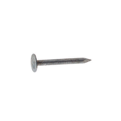 Grip-Rite 7/8 in. Roofing Electro-Galvanized Steel Nail Flat Head 5 lb, Pack of 6
