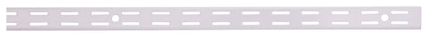 ProSource 25202PHL Shelf Standard, 2 mm Thick Material, 1 in W, 25-1/2 in H, Steel, White