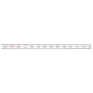 ProSource 25202PHL Shelf Standard, 2 mm Thick Material, 1 in W, 25-1/2 in H, Steel, White