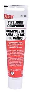 Oatey 31226 Pipe Joint Compound, 1 oz Tube, Liquid, Paste, Gray, Pack of 12