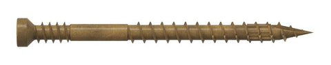 Simpson Strong-Tie FT07200R100 Screw, #7 Thread, 2 in L, Serrated Thread, Trim Head, 6-Lobe Drive, 100/PK