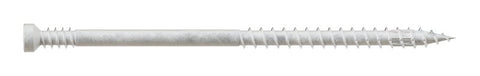 Simpson Strong-Tie FT07300R100W Screw, #7 Thread, 3 in L, Serrated Thread, Trim Head, 6-Lobe Drive, Saw Tooth Point