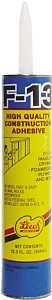 Leech Adhesives F13-36 Construction Adhesive, Tan, 10 oz Cartridge, Pack of 12