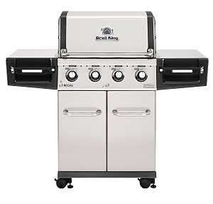 Broil King Regal Series 956314 Gas Grill, 56.3 in L x 24.8 in W x 49.2 in H Dimensons, Stainless Steel