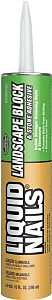 Liquid Nails LN-905 Landscape Block Adhesive, Paste, Mild Latex, White, 10 oz Cartridge, Pack of 12
