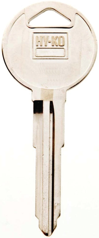 Hy-Ko 11010MZ17 Automotive Key Blank, Brass, Nickel, For: Mazda Vehicle Locks, Pack of 10