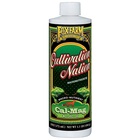 Foxfarm Cultivation Nation FXF270314 Cal-Mag Supplement, 1 pt, Liquid, 4-0-0 N-P-K Ratio