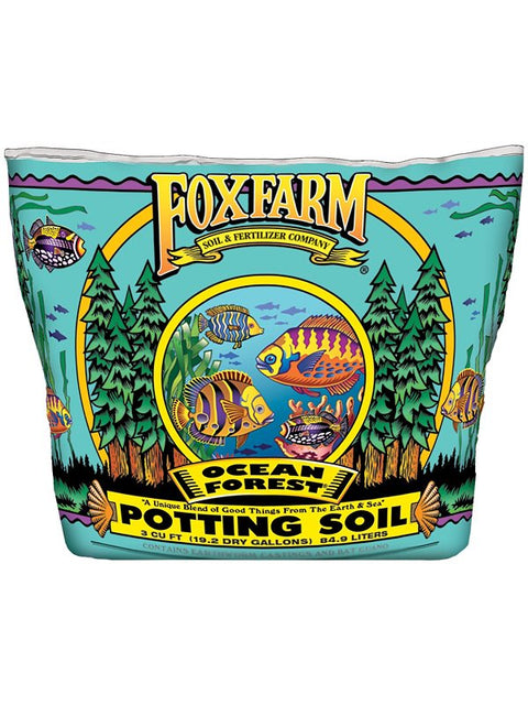 Ocean Forest FX14430 Potting Soil, 3 cu-ft Coverage Area, Brown
