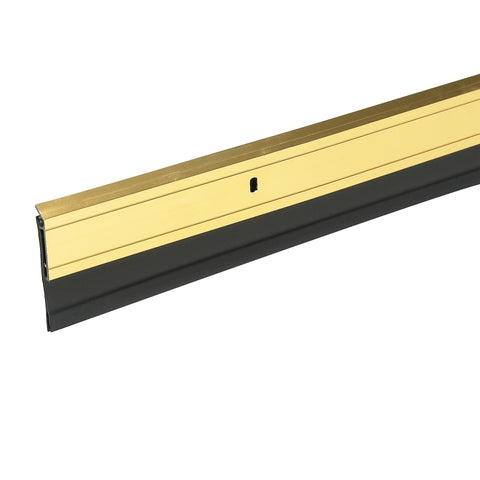 Frost King A62/36GAH Door Sweep, 36 in L, 2 in W, Aluminum Flange, Vinyl Insert