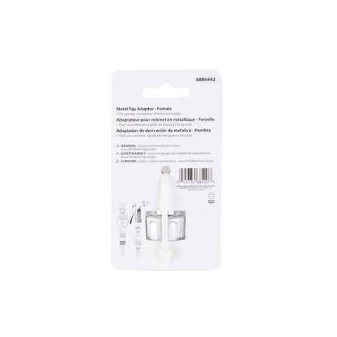 Landscapers Select GC-0027 Tap Adapter, 3/4 in, Female, Metal