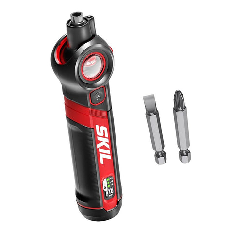 Skil PWRCORE 20 SD5619-01 Cordless Screwdriver, Battery Included, 4 V, 2 Ah, 1/4 in Chuck