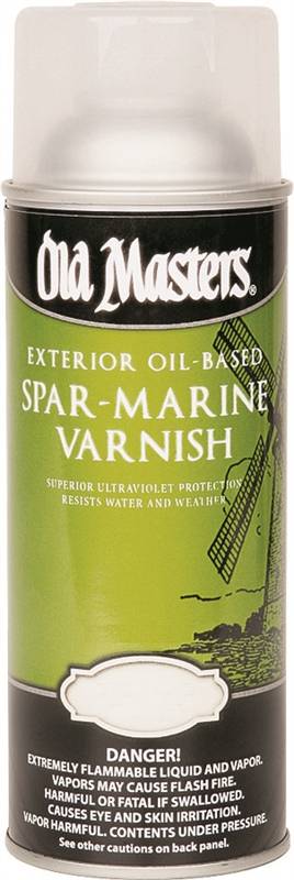 Old Masters 92510 Oil Based Spar Marine? Varnish, 13 oz Spray Can