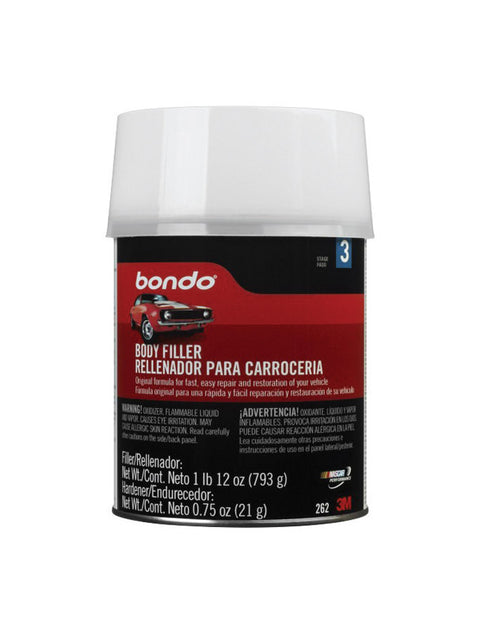 Bondo Auto Body Filler 1 qt. For Metal, Wood, Masonry & Fiberglass