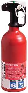 First Alert AUTO5 Fire Extinguisher, 1.4 lb, Sodium Bicarbonate, Pack of 4