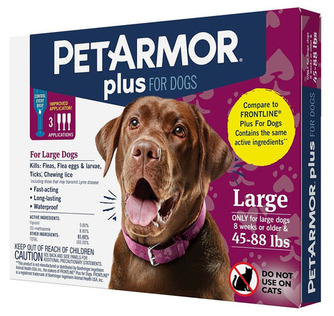 PetArmor Plus 5389 Flea and Tick Topical Treatment, Liquid, Pleasant, 0.136 fl-oz Tube