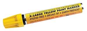 Forney 70832 Paint Marker, XL Tip, Yellow
