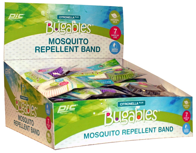 PIC Bugables BCBTS-200 Repellent Wrist Coil, Citronella, Pack of 50 ...