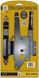 Nuvo Iron DTPLUH Post Latch with Ultimate Handle, Galvanized Steel