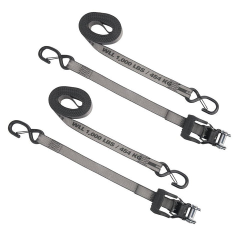 Keeper 43571 Ratchet Tie-Down, 1-1/4 in W, 16 ft L, 1000 lb Working Load