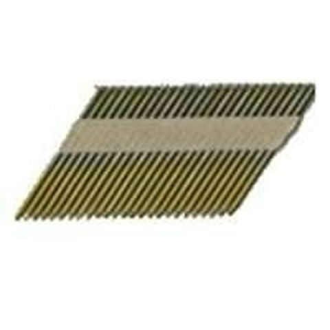 ProFIT 0600250 Series Framing Nail, Paper Tape Collation, 2-3/8 in L, 11-1/2 Gauge, Steel, Bright, Round Head, 5000/PK