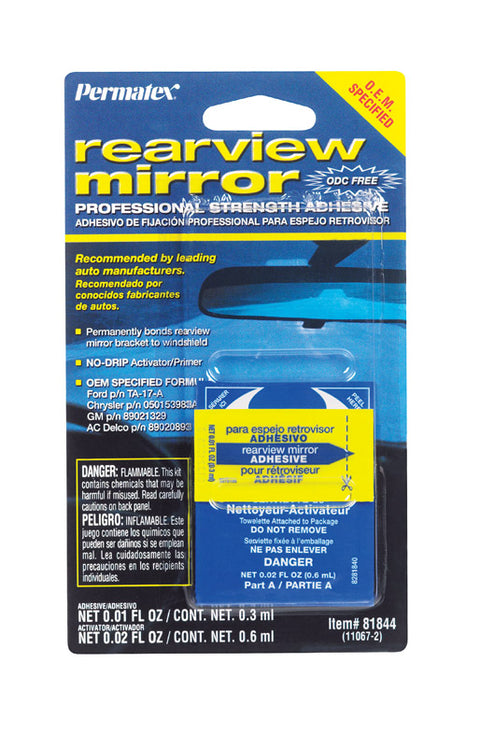 Permatex Liquid Automotive Mirror Adhesive .01 oz.