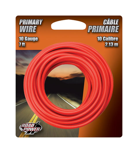 Coleman Cable 7 ft. L Primary Wire 10 Ga. Carded