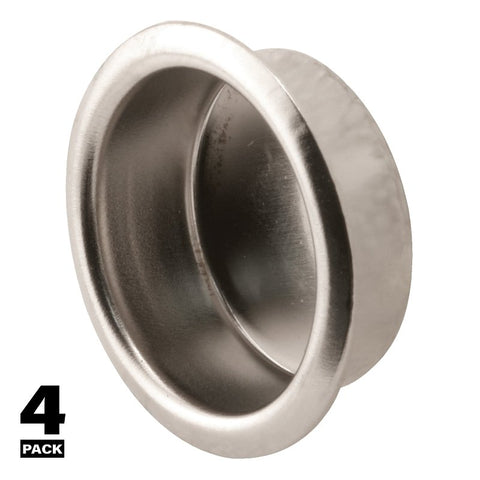 Prime-Line N 6893 Door Pull, 5/16 in D, Steel, Nickel-Plated