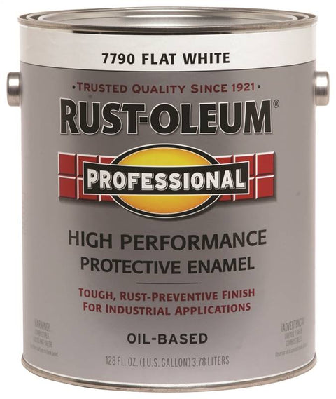 Rustoleum 7790402 High Performance Oil Based Rust Preventive Protective Enamel Paint, White
