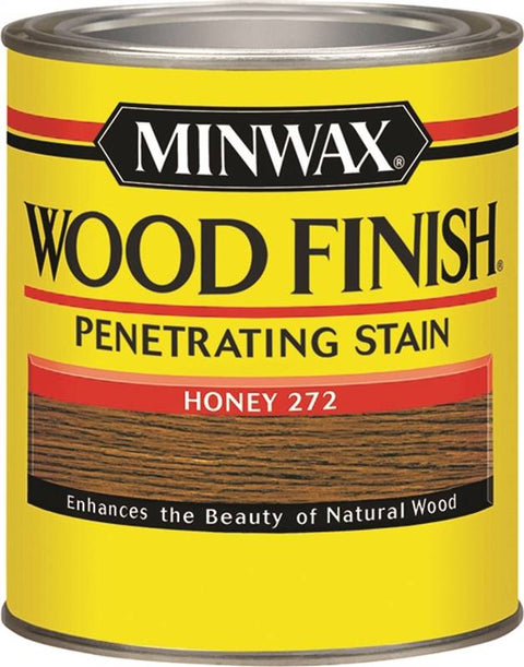 Minwax 700494444 Oil Based Penetrating Wood Finish, 1 qt, 500 sq-ft, Honey