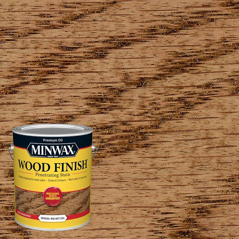 Minwax 71006000 Wood Stain, Oil Base, Special Walnut, Liquid, 1 gal, Can, Pack of 2