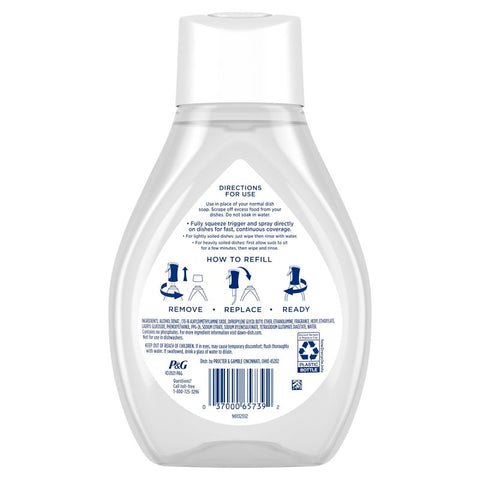 Dawn Platinum Powerwash 65739 Dish Soap Spray Refill, 16 oz, Liquid, Free and Clear, Clear