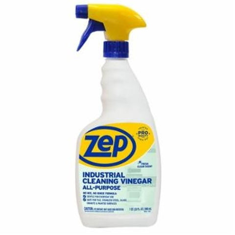 Zep R48432 All-Purpose Cleaner, 32 oz Bottle, Liquid, Vinegar, Colorless, Pack of 4