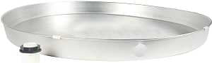 Camco USA 20840 Recyclable Drain Pan, Aluminum, For: Gas or Electric Water Heaters, 22 in ID x 2-1/4 in D